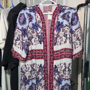 Maurices Multicolor Paisley Kimono
